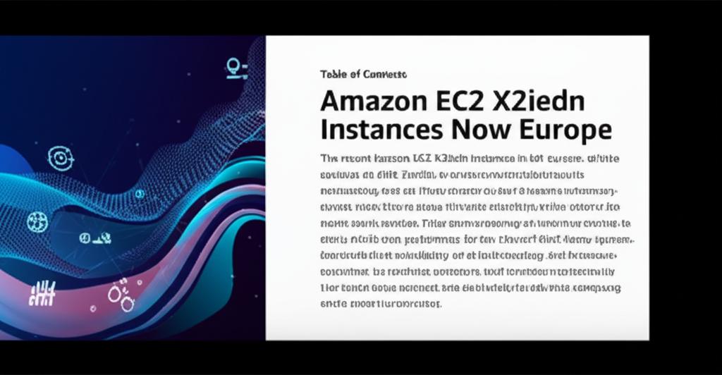 Amazon EC2 X2iedn Instances Now Available in Europe: A Complete Guide ...